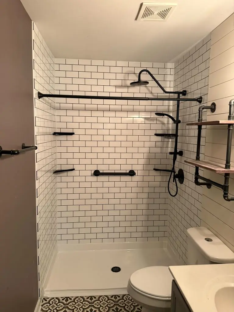 Walk-in shower installed by Windows Plus in Taylorsville KY