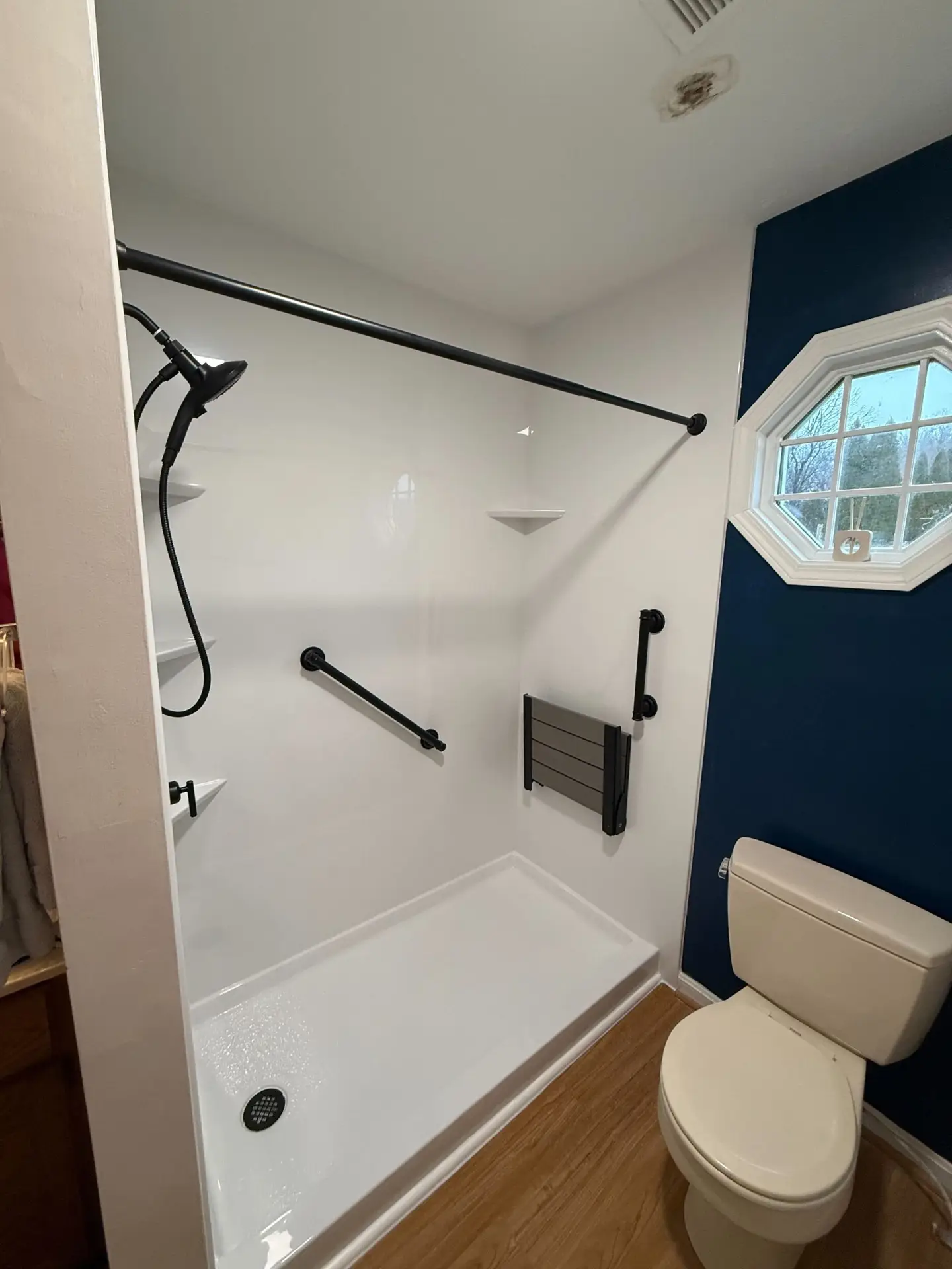 Tub to shower conversion in Taylorsville KY by Windows Plus